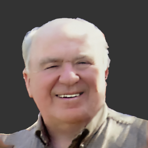 Dale Nabb against a dark background